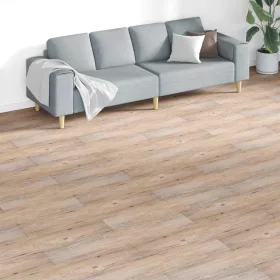  Padlódeszkák 18 pcs Barna 5,26 m² PVC
