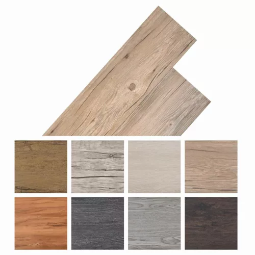  Padlódeszkák 18 pcs Barna 5,26 m² PVC