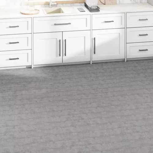  Padlódeszkák 36 pcs Barna Cement 5,02 m² PVC