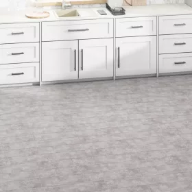  Padlódeszkák 36 pcs Föld Szürke 5,02 m² PVC