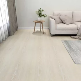  Padlódeszkák 55 pcs Bézs 5,11 m² PVC