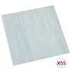  Padlódeszkák 55 pcs Zöld 5,11 m² PVC