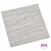  Padlódeszkák 55 pcs Világosszürke 5,11 m² PVC