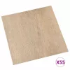  Padlódeszkák 55 pcs Barna 5,11 m² PVC