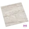  Padlódeszkák 55 pcs Bézs 5,11 m² PVC