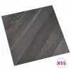  Padlódeszkák 55 pcs Szürke 5,11 m² PVC
