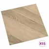  Padlódeszkák 55 pcs Barna 5,11 m² PVC
