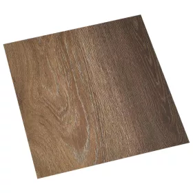  Öntapadós Padló Panelek 30,5 x 30,5 cm 20 pcs PVC Barna