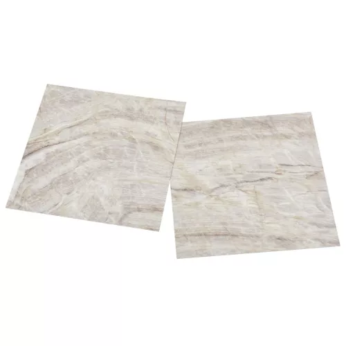  Öntapadós Padló Panelek 30,5 x 30,5 cm 20 pcs PVC Bézs