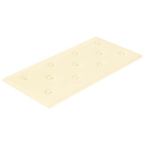  Fali Fejtámla 12 pcs Krém 60 x 30 cm Műbőr