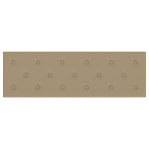  Fali Fejtámla 12 pcs Cappuccino 90 x 30 cm Műbőr