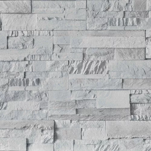  3D Kő Tapéta Világosszürke 10 x 0,53 m Nem Szőtt Szövet