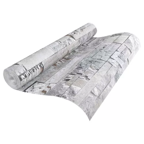  3D Kő Tapéta Szürke 10 x 0,53 m Nem Szőtt Szövet