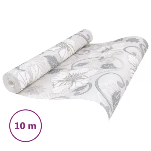  3D szilárd tapéta Csíkos Virág 10 x 0,53 m Nem Szőtt Szövet