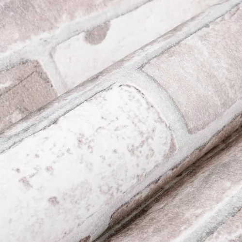  3D szilárd tapéta Csíkos Tégla 10 x 0,53 m Nem Szőtt Szövet