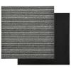  Szőnyeg 20 pcs Csíkozott antracitszürke 50 x 50 cm
