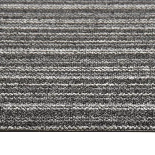  Szőnyeg 20 pcs Csíkozott antracitszürke 50 x 50 cm