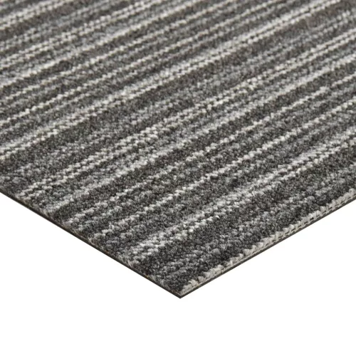  Szőnyeg 20 pcs Csíkozott antracitszürke 50 x 50 cm