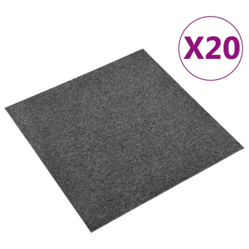  Szőnyeg 20 pcs Antracit 50 x 50 cm 100% Polipropilén