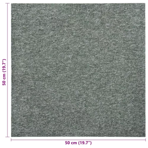  Szőnyeg 20 pcs Zöld 50 x 50 cm 100% Polipropilén