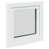 Pinceablak RISOR Fehér 60 x 60 cm PVC és Üveg
