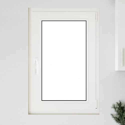 Pinceablak RISOR Fehér 60 x 90 cm PVC és Üveg