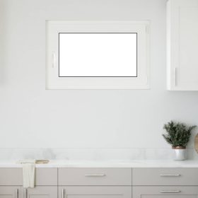 Pinceablak RISOR Fehér 90 x 70 cm PVC és Üveg