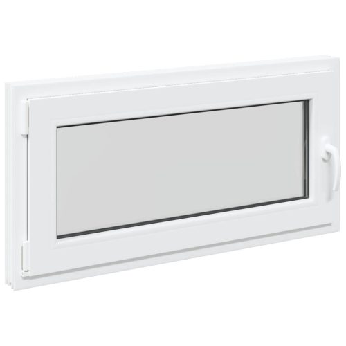 Pinceablak RISOR Fehér 100 x 50 cm PVC és Üveg