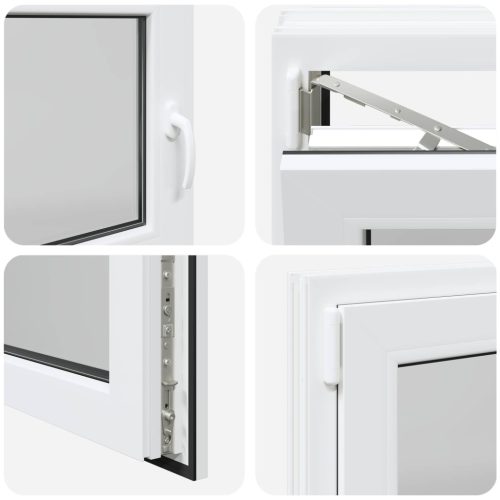 Pinceablak RISOR Fehér 100 x 70 cm PVC és Üveg