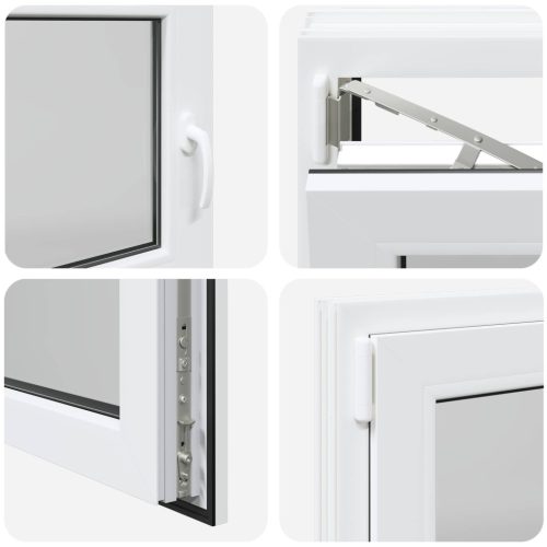 Pinceablak RISOR Fehér 110 x 50 cm PVC és Üveg