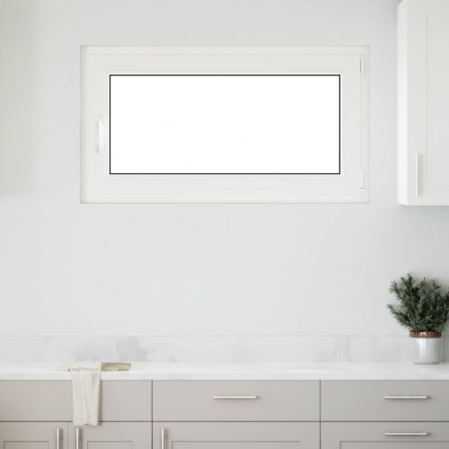 Pinceablak RISOR Fehér 110 x 60 cm PVC és Üveg