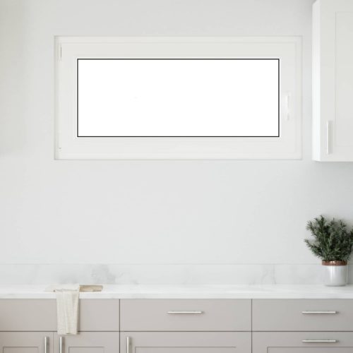 Pinceablak RISOR Fehér 120 x 60 cm PVC és Üveg