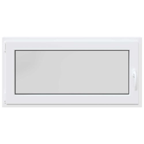 Pinceablak RISOR Fehér 120 x 60 cm PVC és Üveg