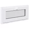  Pinceablak RISOR 80 x 40 cm PVC és Üveg Fehér