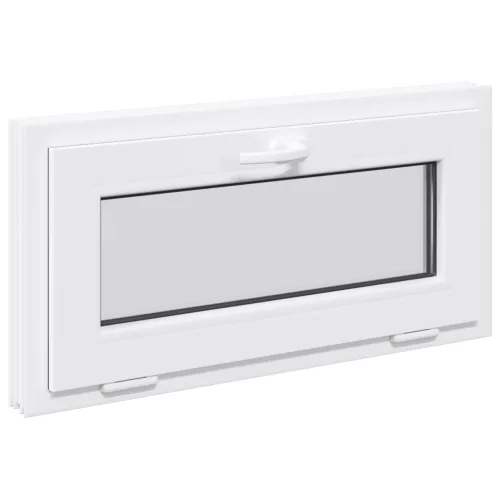  Pinceablak RISOR 80 x 40 cm PVC és Üveg Fehér