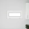  Pinceablak RISOR 80 x 40 cm PVC és Üveg Fehér