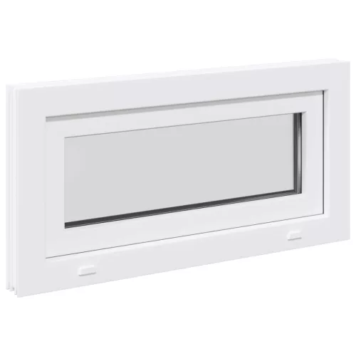  Pinceablak RISOR 80 x 40 cm PVC és Üveg Fehér