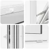  Pinceablak RISOR 80 x 40 cm PVC és Üveg Fehér