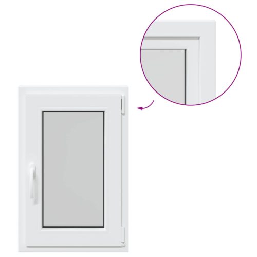 Pinceablak RISOR Fehér 50 x 75 cm PVC és Üveg