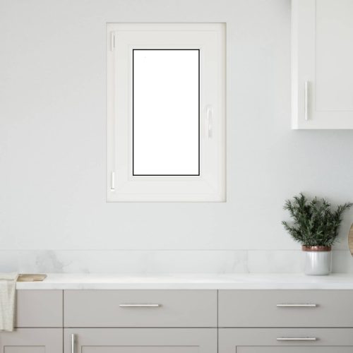 Pinceablak RISOR Fehér 50 x 75 cm PVC és Üveg