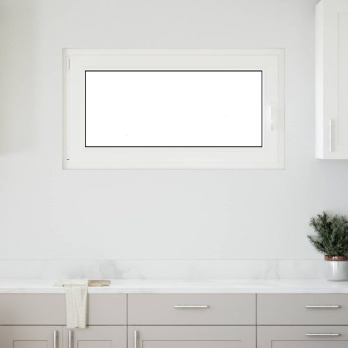 Pinceablak RISOR Fehér 110 x 60 cm PVC és Üveg