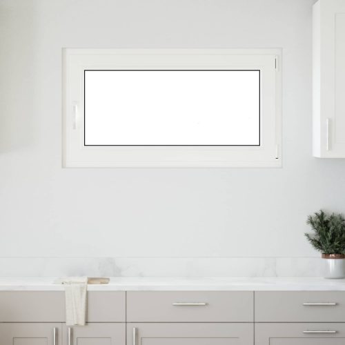 Pinceablak RISOR Fehér 110 x 70 cm PVC és Üveg