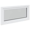 Pinceablak RISOR Fehér 120 x 60 cm PVC és Üveg