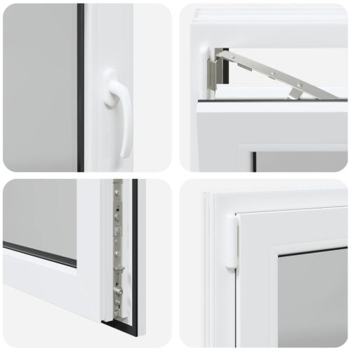 Pinceablak RISOR Fehér 120 x 60 cm PVC és Üveg