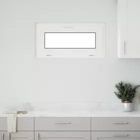  Pinceablak RISOR 80 x 40 cm PVC és Üveg Fehér