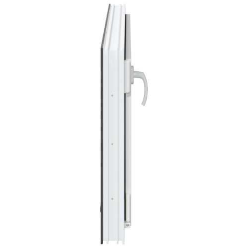 Pinceablak RISOR Antracit 100 x 50 cm PVC és Üveg