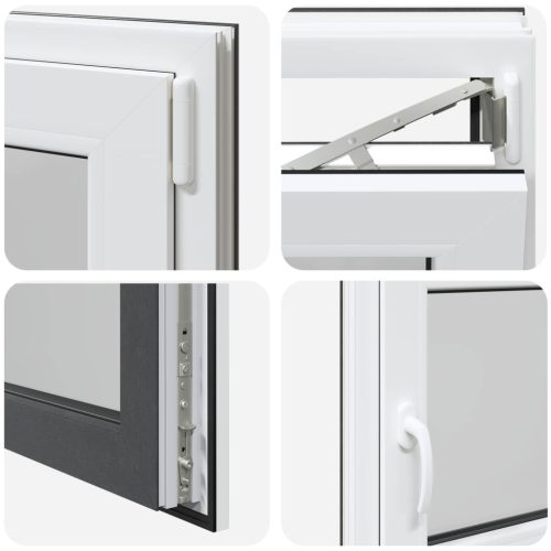 Pinceablak RISOR Antracit 120 x 60 cm PVC és Üveg