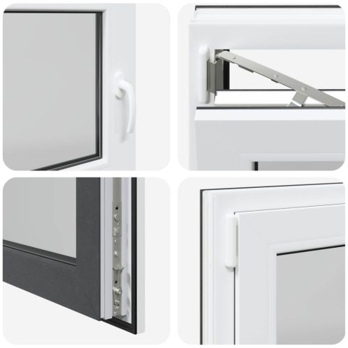 Pinceablak RISOR Antracit 120 x 60 cm PVC és Üveg