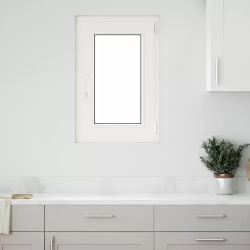 Pinceablak RISOR Antracit 50 x 75 cm PVC és Üveg