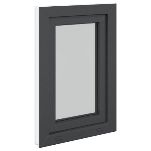 Pinceablak RISOR Antracit 50 x 75 cm PVC és Üveg